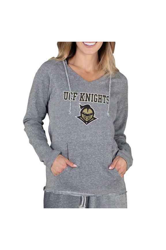 Women's Concepts Sport Gray UCF Knights Mainstream Lightweight Terry Pullover Hoodie