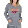 thumbnail image 1 of Women's Concepts Sport Gray Virginia Tech Hokies Mainstream Lightweight Terry Pullover Hoodie, 1 of 1