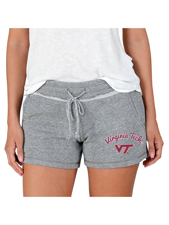 Women's Concepts Sport Gray Virginia Tech Hokies Mainstream Terry Shorts