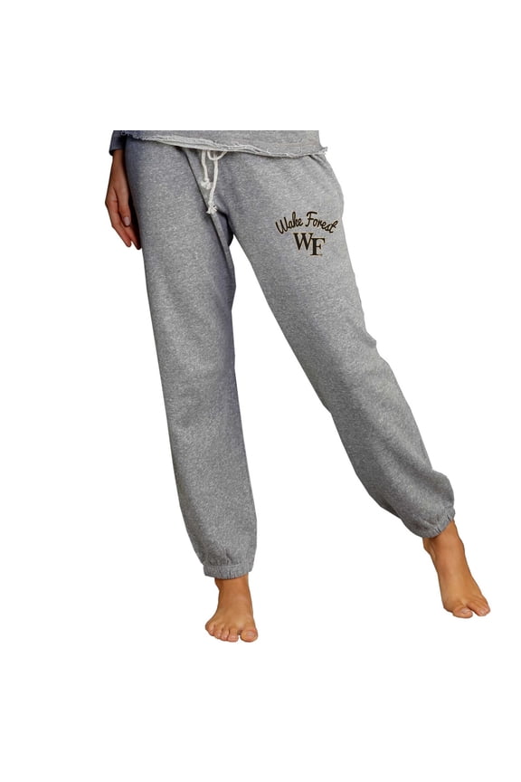 Women's Concepts Sport Gray Wake Forest Demon Deacons Mainstream Knit Jogger Pants