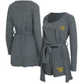 thumbnail image 1 of Women's Concepts Sport Gray West Virginia Mountaineers Rigor Three-Piece Tank, Short & Robe Set, 1 of 5