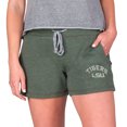 thumbnail image 1 of Women's-Concepts Sport  Green LSU Tigers Mainstream French Terry Tri-Blend Shorts, 1 of 1