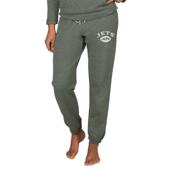 Women's Concepts Sport  Green New York Jets Mainstream French Terry Tri-Blend Pants