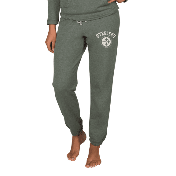 Women's Concepts Sport  Green Pittsburgh Steelers Mainstream French Terry Tri-Blend Pants
