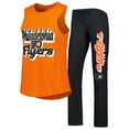thumbnail image 1 of Women's Concepts Sport Heather Orange/Heather Black Philadelphia Flyers Meter Muscle Tank Top & Pants Sleep Set, 1 of 5