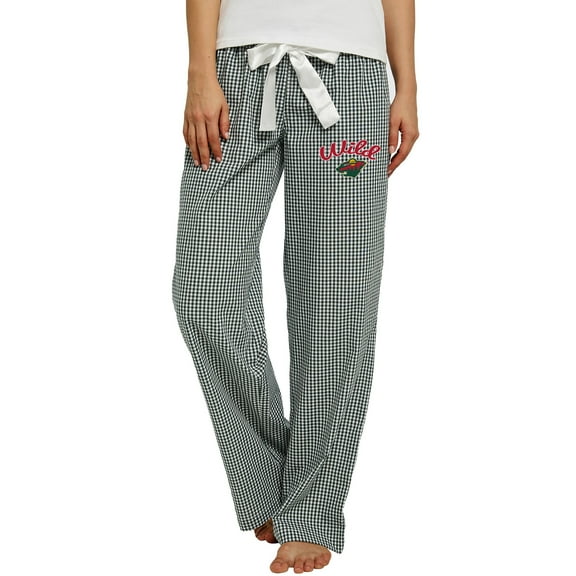 Women's Concepts Sport Hunter Green/White Minnesota Wild Tradition Woven Pants