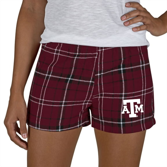 Women's Concepts Sport Maroon/Black Texas A&M Aggies Ultimate Flannel Shorts