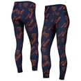 thumbnail image 1 of Women's Concepts Sport Navy Chicago Bears Breakthrough Allover Print Lounge Leggings, 1 of 3