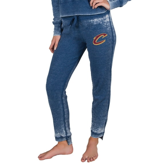 Women's Concepts Sport  Navy Cleveland Cavaliers Resurgence Waffle Knit Pants