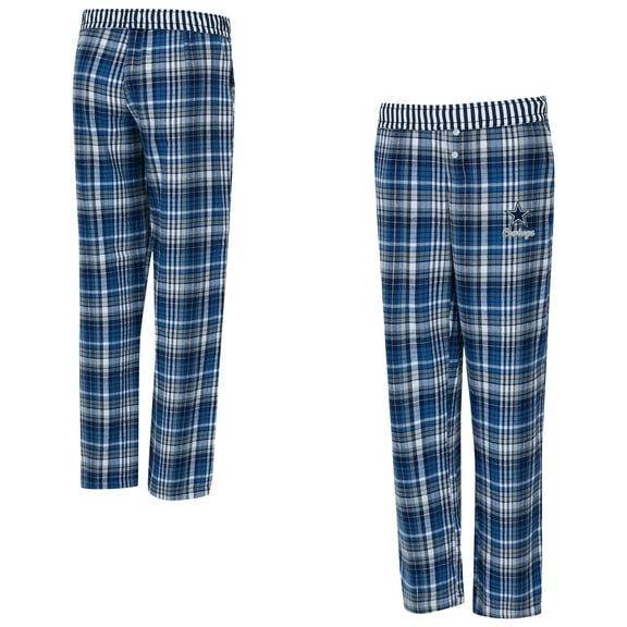 Women's Concepts Sport  Navy Dallas Cowboys Laney Plaid Tri-Blend Pants