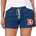 thumbnail image 1 of Women's Concepts Sport  Navy Denver Broncos Mainstream Terry Lounge Shorts, 1 of 1