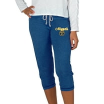 Women's Concepts Sport Navy Denver Nuggets Quest Knit Capri Pants