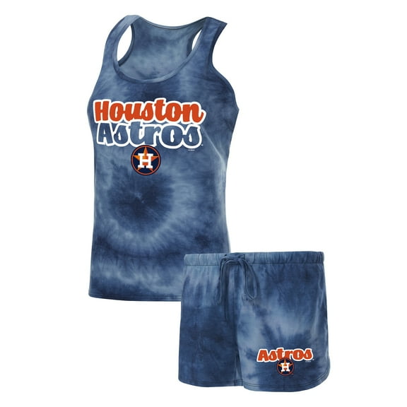 Women's Concepts Sport Navy Houston Astros Billboard Racerback Tank Top & Shorts Set