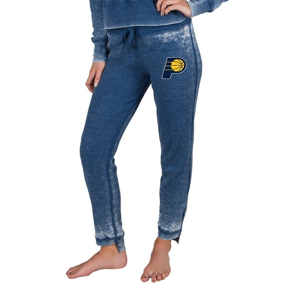 Women's Concepts Sport  Navy Indiana Pacers Resurgence Waffle Knit Pants