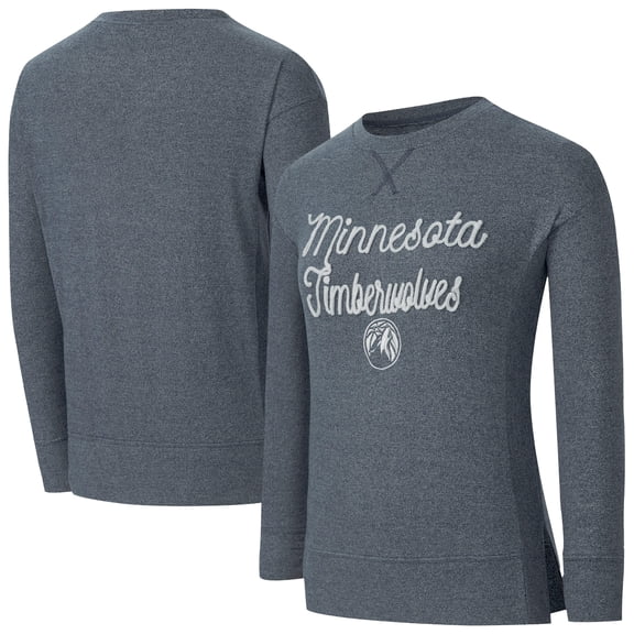 Women's Concepts Sport  Navy Minnesota Timberwolves Rigor Long Sleeve Jersey T-Shirt