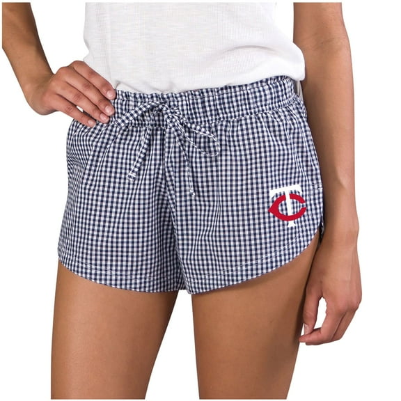 Women's Concepts Sport Navy Minnesota Twins Tradition Woven Shorts