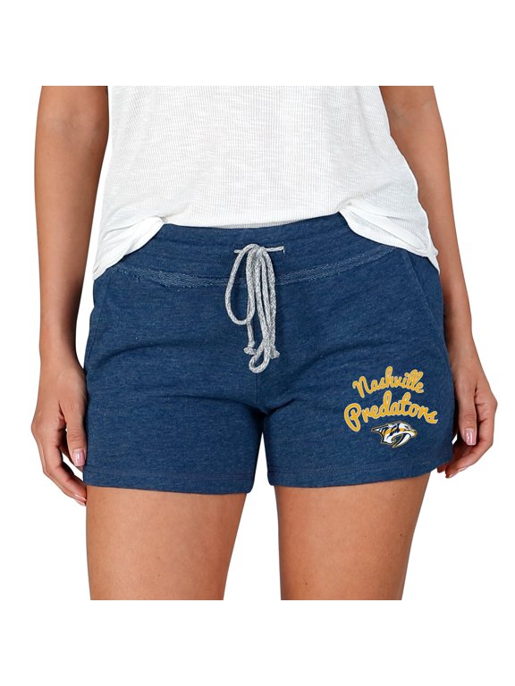 Women's Concepts Sport Navy Nashville Predators Mainstream Terry Shorts