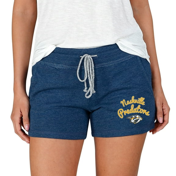 Women's Concepts Sport Navy Nashville Predators Mainstream Terry Shorts