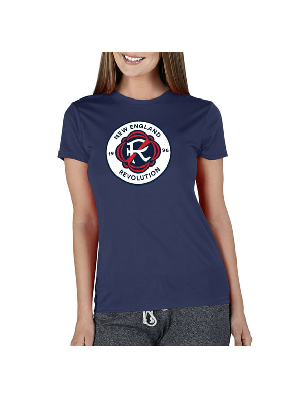 Women's Concepts Sport Navy New England Revolution Marathon T-Shirt