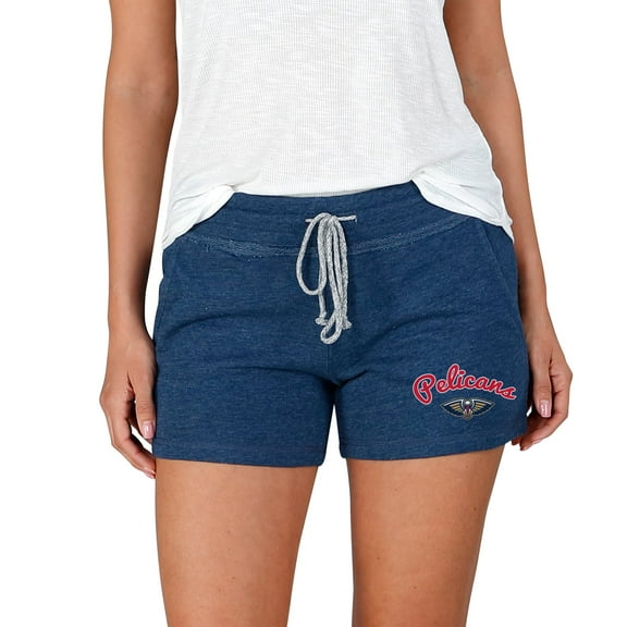 Women's Concepts Sport Navy New Orleans Pelicans Mainstream Terry Shorts