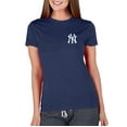 thumbnail image 1 of Women's Concepts Sport Navy New York Yankees Marathon Knit Top, 1 of 1