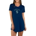 thumbnail image 1 of Women's Concepts Sport Navy Seattle Kraken Marathon Knit Nightshirt, 1 of 1