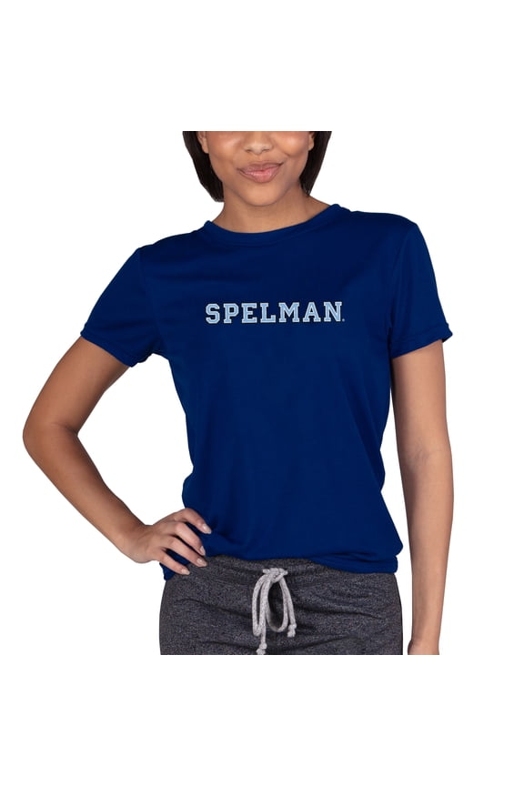Women's Concepts Sport Navy Spelman College Jaguars Marathon Knit Top