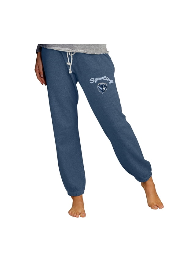 Women's Concepts Sport Navy Sporting Kansas City Chase Mainstream Knit Jogger Pants
