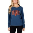 thumbnail image 1 of Women's Concepts Sport Navy Syracuse Orange Mainstream Terry Long Sleeve T-Shirt, 1 of 1