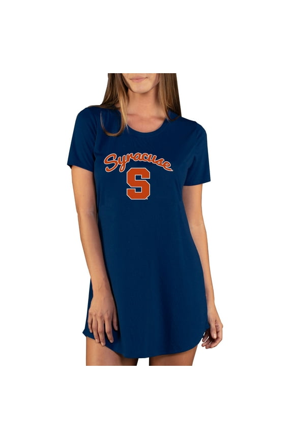 Women's Concepts Sport Navy Syracuse Orange Marathon Nightshirt