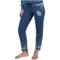 thumbnail image 1 of Women's Concepts Sport  Navy Tampa Bay Rays Resurgence Waffle Knit Pants, 1 of 1