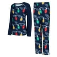 thumbnail image 1 of Women's Concepts Sport  Navy Tennessee Titans Garland Knit Raglan Long Sleeve Top & Pants Set, 1 of 3