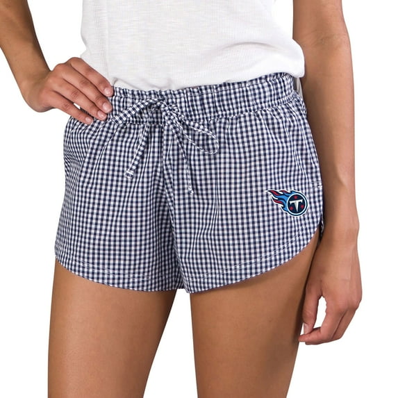Women's Concepts Sport Navy Tennessee Titans Tradition Woven Shorts