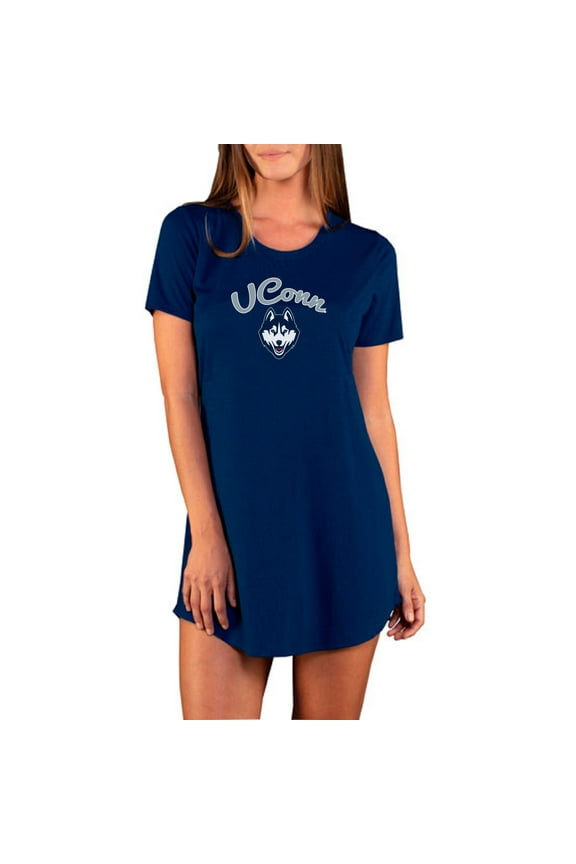 Women's Concepts Sport Navy UConn Huskies Marathon Knit Nightshirt