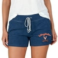 thumbnail image 1 of Women's Concepts Sport Navy Virginia Cavaliers Mainstream Terry Shorts, 1 of 1