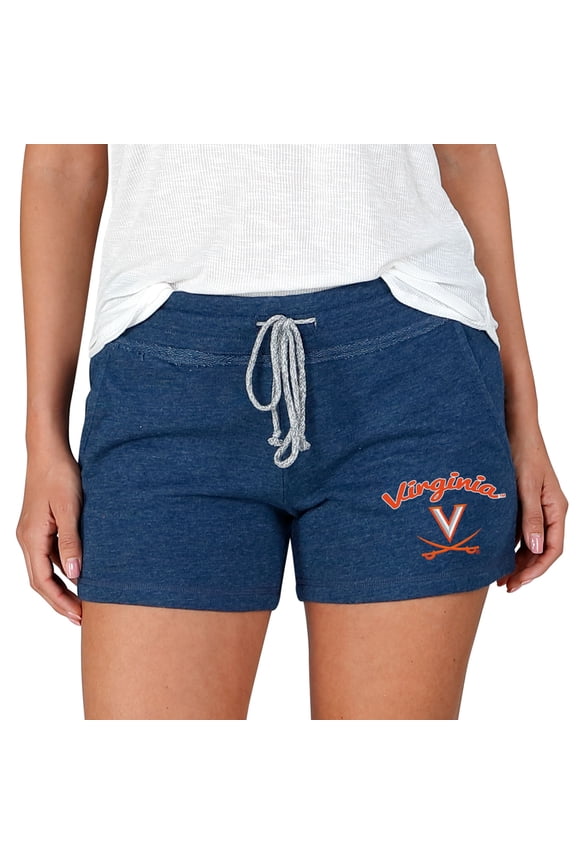 Women's Concepts Sport Navy Virginia Cavaliers Mainstream Terry Shorts