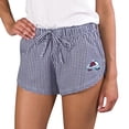 thumbnail image 1 of Women's Concepts Sport Navy/White Colorado Avalanche Tradition Woven Shorts, 1 of 1