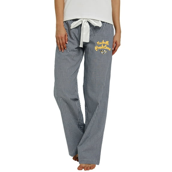 Women's Concepts Sport Navy/White Nashville Predators Tradition Woven Pants