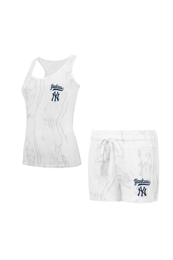Women's Concepts Sport New York Yankees Quartz Tank Top & Shorts Set