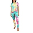 thumbnail image 1 of Women's Concepts Sport New York Yankees Velodrome Tie-Dye Top & Jogger Pants Set, 1 of 1