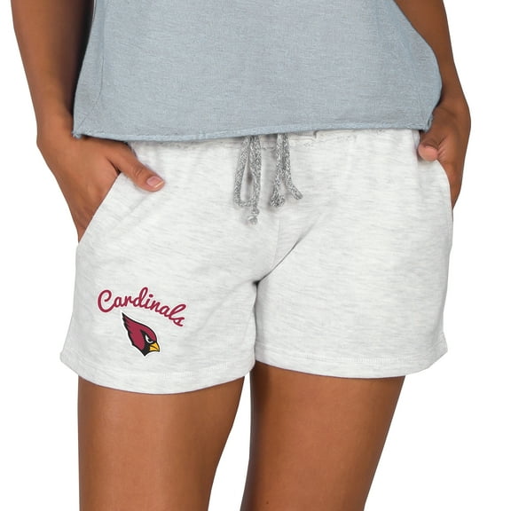 Women's Concepts Sport Oatmeal Arizona Cardinals  Mainstream Terry Lounge Shorts