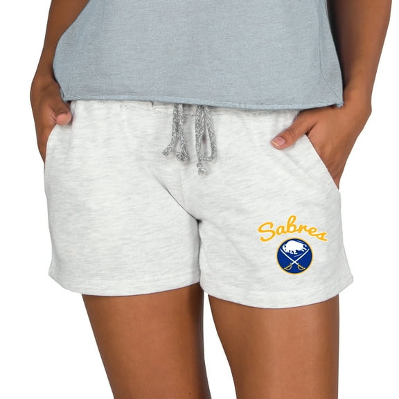 Women's Concepts Sport Oatmeal Buffalo Sabres Mainstream Terry Lounge Shorts