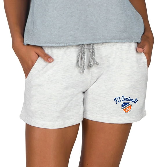 Women's Concepts Sport Oatmeal FC Cincinnati Mainstream Terry Shorts