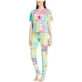 thumbnail image 1 of Women's Concepts Sport Oklahoma Sooners Velodrome Tie-Dye Top & Jogger Pants Set, 1 of 1