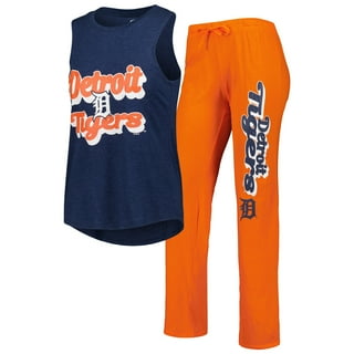 Detroit Tigers Homage Hand-Drawn Logo Tri-Blend T-Shirt - Orange