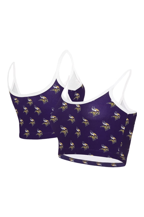 Women's Concepts Sport Purple Minnesota Vikings Gauge Lounge Bralette