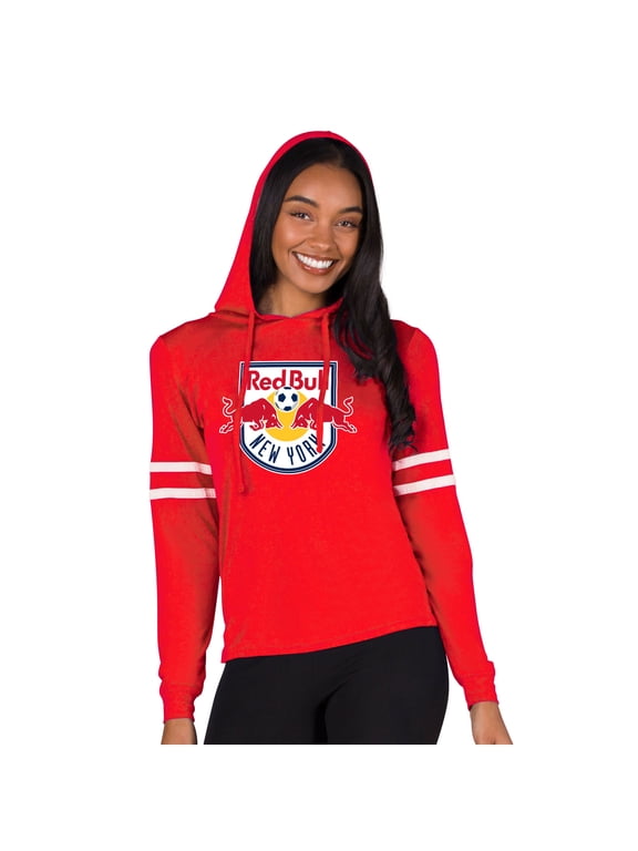 Women's Concepts Sport Red New York Red Bulls Marathon-Hoodie Top