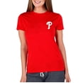 thumbnail image 1 of Women's Concepts Sport Red Philadelphia Phillies Marathon Knit Top, 1 of 1