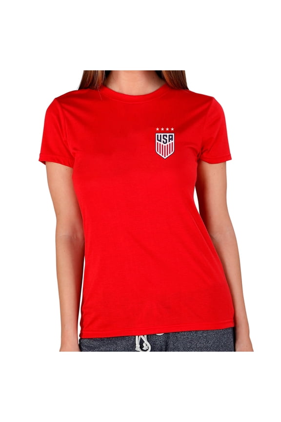 Women's Concepts Sport Red USWNT Marathon Top