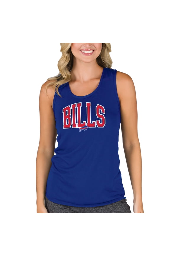 Women's Concepts Sport Royal Buffalo Bills Marathon Racer Back Tank Top